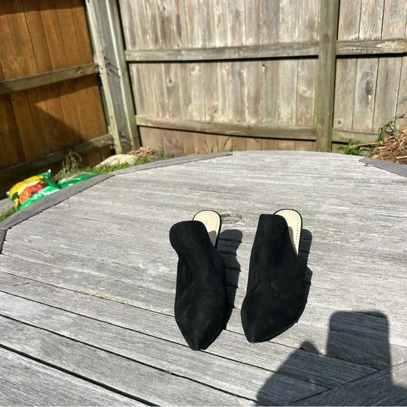 ADRIENNE VITTADINI Nella Faux Leather Block Heel Mules size 11 - Picture 3 of 11